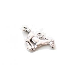 Zawieszka metalowa Charms ScrapBerry's Koń Srebro, 18mm